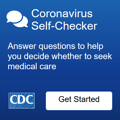 Coronavirus self-checker