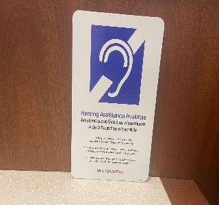 hearing device sign