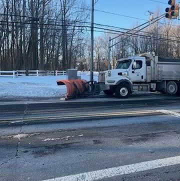 Burlington County plow truck 1