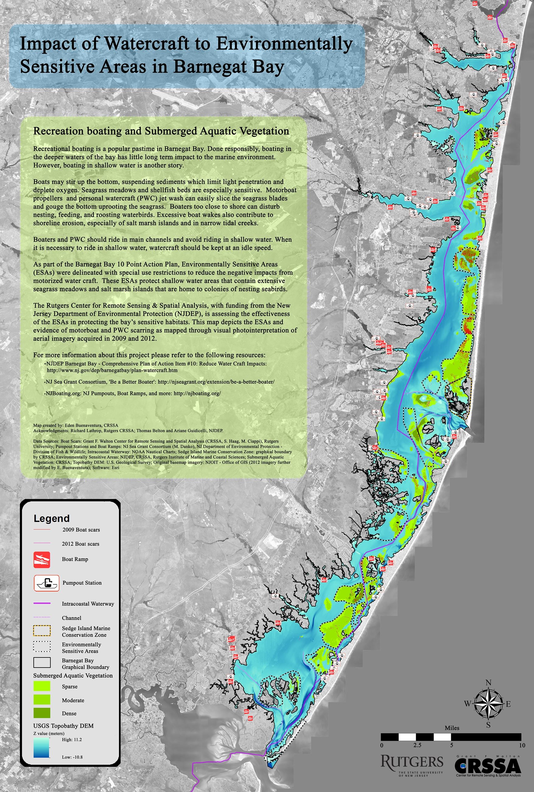 Number 12 Impact of Watercraft to Environmentally Sensitive Areas in Barnegat Bay