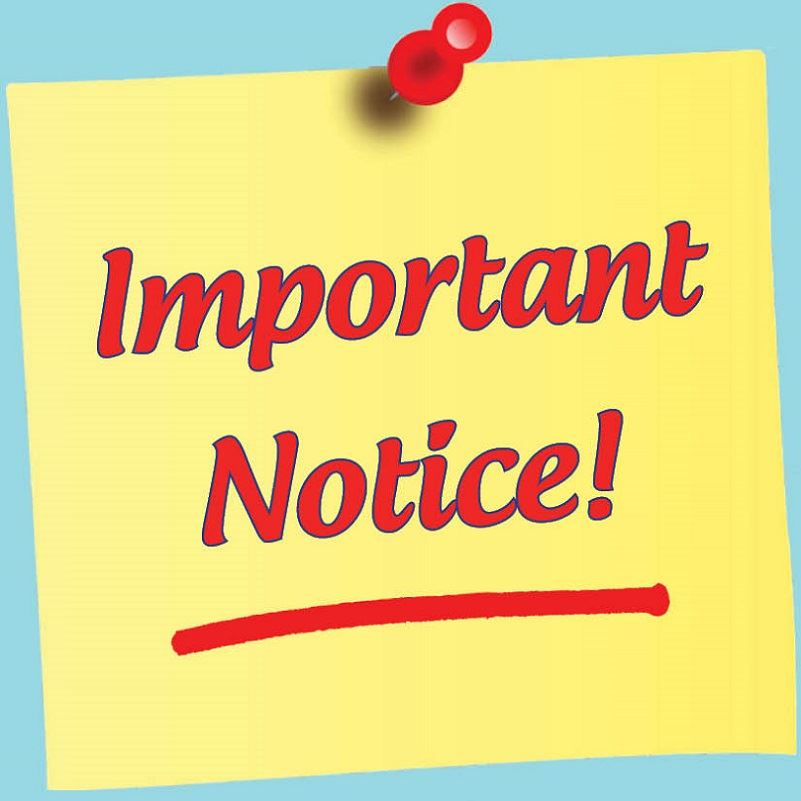 Important notice Icon - for the County Events Spotlight