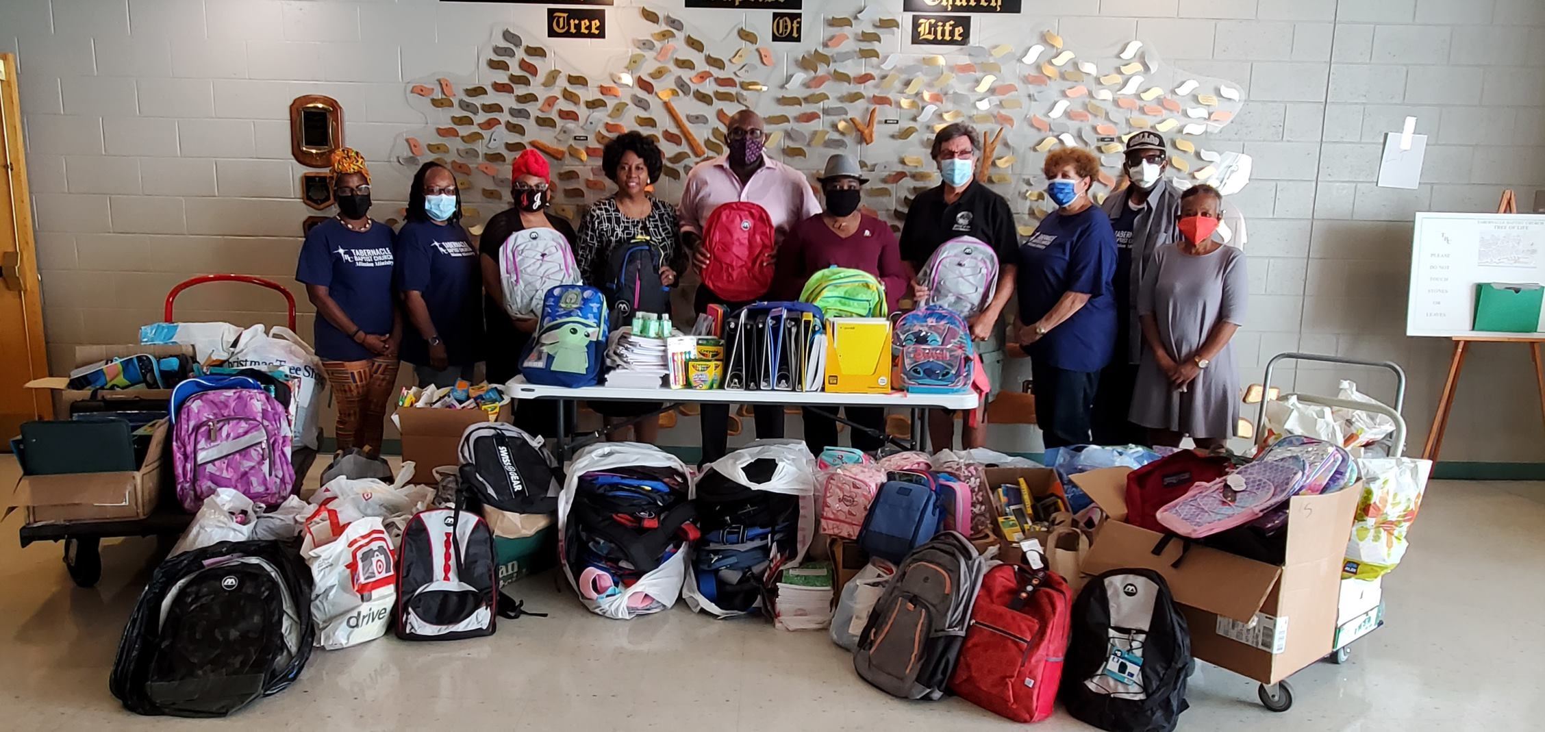 School supplies drive 1USE