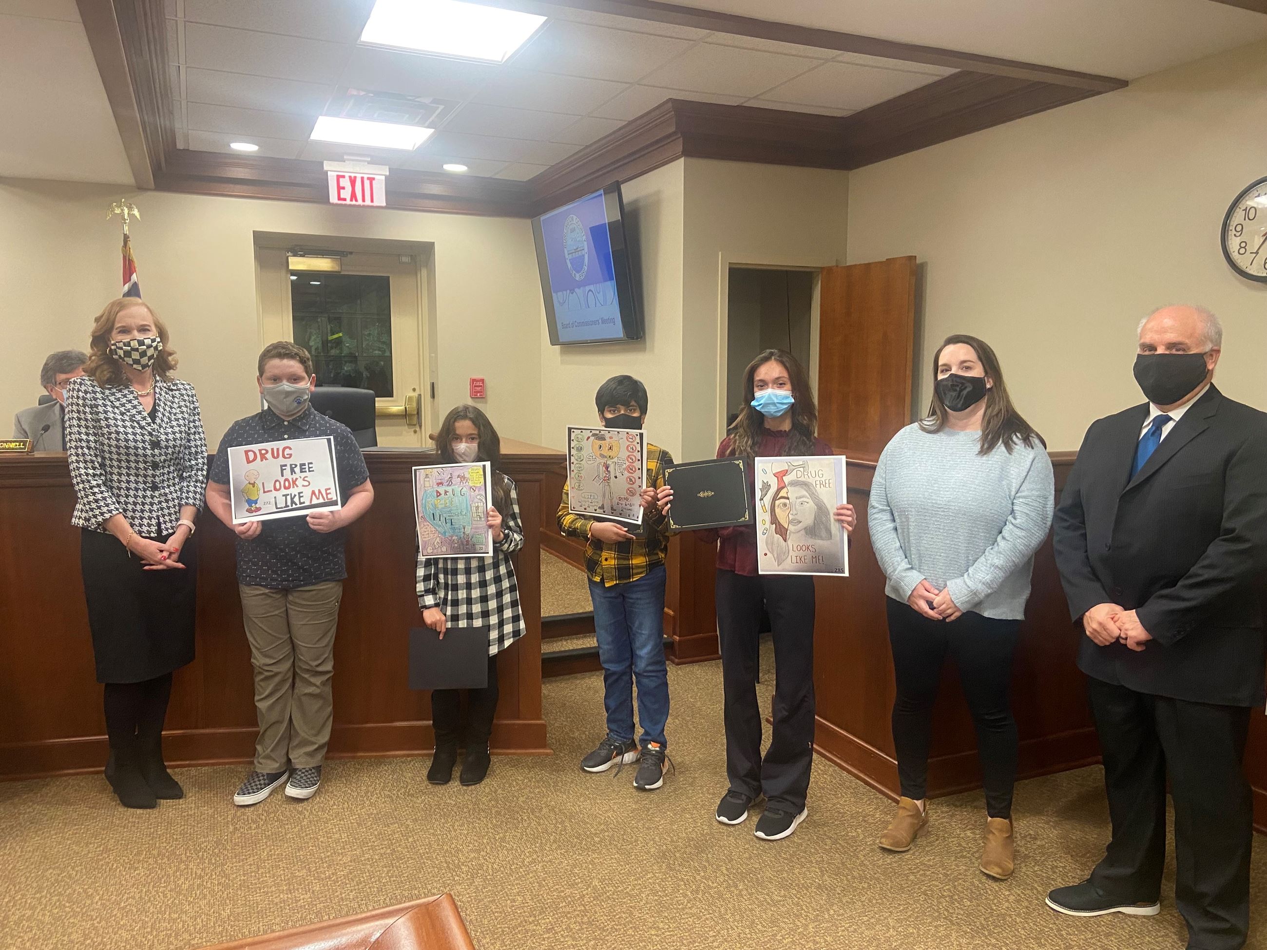 Red Ribbon Poster contest winners