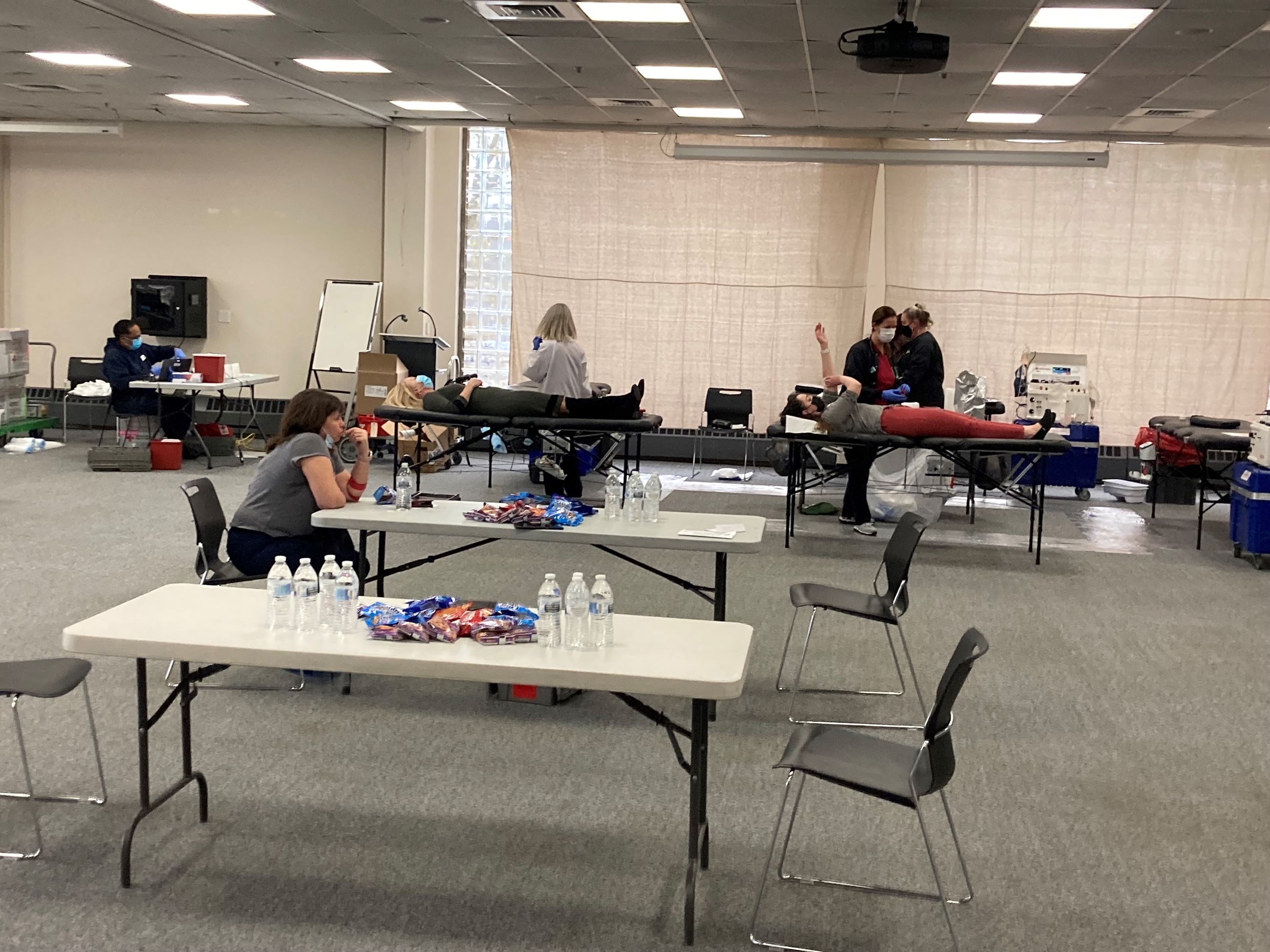 Red Cross blood drive