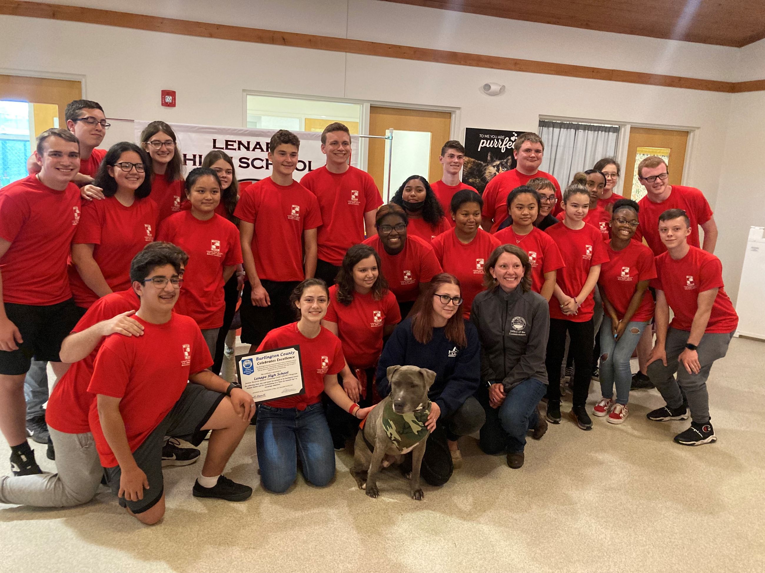 Lenape JROTC-animal shelter 1